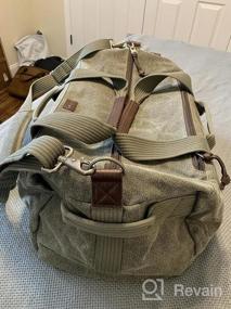 img 6 attached to Stone-Washed Cotton Canvas Retrospective 50 Duffel Bag