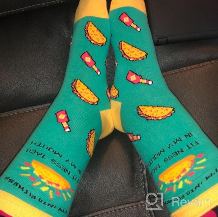 img 1 attached to Novelty Women'S Socks - Pickle, Taco, Avocado, Donut Patterns - Fun And Whimsical Gifts review by Sharon Jenson