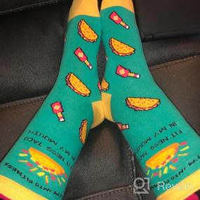 img 5 attached to Novelty Women'S Socks - Pickle, Taco, Avocado, Donut Patterns - Fun And Whimsical Gifts