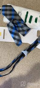 img 4 attached to SEO-Optimized: Boys' Checkered Neckties with Pre-Tied Zipper by Spring Notion