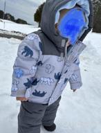 img 1 attached to ❄️ Carters Boys' Heavyweight 2 Piece Skisuit Snowsuit - Jackets & Coats for Boys' Clothing review by John Shitifano