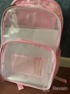 img 1 attached to Heavy Duty Mygreen Stadium Approved Backpack For 15.6 Laptop - Clear review by Aaron Johnson