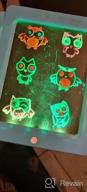 картинка 1 прикреплена к отзыву Obuby Light Up Drawing Board Educational Learning Drawing Kids Toys Gifts For 3 4 5 6 7+ Ages Boys And Girls,Ultimate Tracing Pad With 9 LED Light Effects Glow In The Dark Art Doodle Color Set（Blue） от Keith Leach