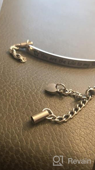 img 1 attached to 👭 Lilo and Stitch Inspired Best Friends Bracelet: You are the Lilo to My Stitch - Friendship Jewelry for Sale review by Adam Jauregui