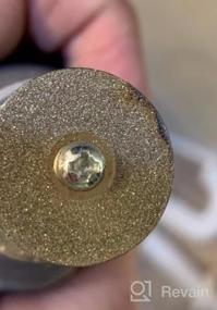 img 5 attached to Oudtinx Rotary Tool Набор алмазных отрезных кругов - 5 шт. 1/8 "Алмазные отрезные диски для точной резки и придания формы лезвию