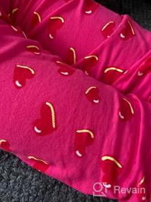img 7 attached to 100% хлопковый пижамный комплект на длинный рукав для маленьких девочек от KikizYe - идеальные пижамы для большого ночевального вечера.