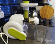 img 1 attached to Kitfort KT-1110-1 screw juicer, green review by Dagmara Pasternak ᠌