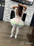 img 1 attached to My Lello Big Girls 10-Layer Short Ballet Tulle Tutu Skirt (4T-10yr): Adorable Dancewear for Girls! review by Courtney Rogers