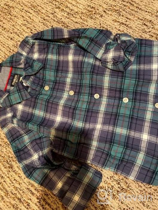 img 1 attached to 👕 OshKosh B'Gosh Boys' Toddler Woven Button Front Shirt review by Jhon Clark