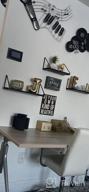 img 1 attached to 3-Piece Rustic Wall Mounted Floating Shelves Set - Perfect For Living Room, Bedroom & Kitchen Storage! review by Sherrill Jensen