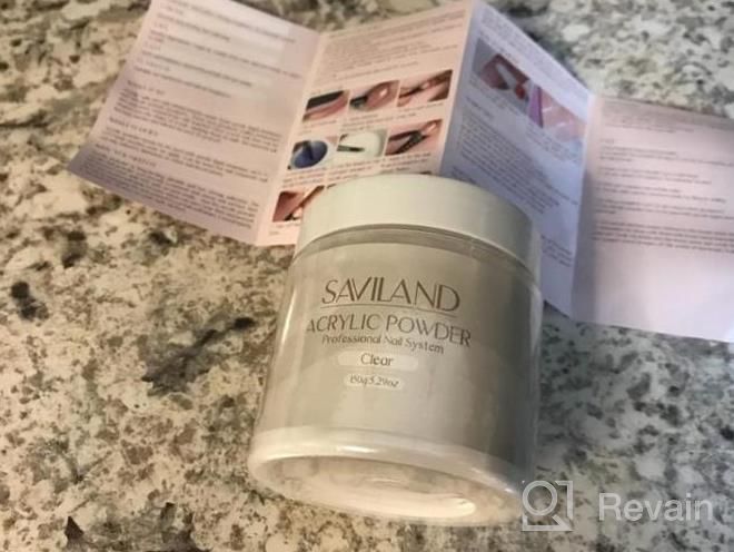 img 1 attached to Saviland 4Oz Professional Acrylic Nail Liquid For Non-Yellowing & Low Odor Acrylic Powder System - Ideal For Nail Salons, Home & DIY Nail Art Supplies review by John Vann