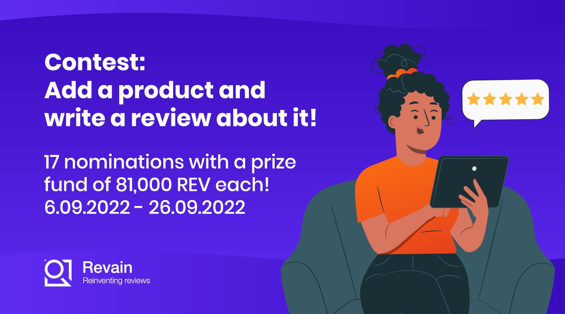 Article Contest: Add your product and write a review about it!