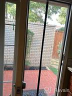 img 1 attached to Heavy Duty Magnetic Screen Door for Doorway and Sliding Door - Fits 38x82 Door Size with Fiberglass Mesh and Strong Magnets - Screen Dimensions: 40x83 Inches review by Van Masterson