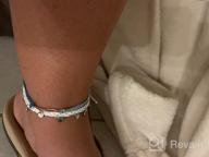 картинка 1 прикреплена к отзыву Women'S Braided Boho Coin Anklet Set - Waterproof Rope Friendship Foot Jewelry от Jay Elmo