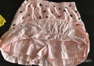 img 1 attached to UNACOO 2 Packs - Stylish 100% Cotton Tiered Ruffle Skirts for Girls review by Brenda Martinez