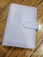 img 1 attached to Stylish Sooez A6 Notebook Binder With Magnetic Buckle Closure And Macaron Colors For Women review by James Newbill