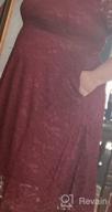 img 1 attached to 👗 Floral Lace Plus Size Midi Dress with Pockets for Party and Wedding review by Antonio Cummings
