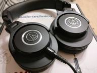 img 1 attached to Upgrade Your Studio Gear with Audio-Technica ATH-M40x Professional Studio Monitor Headphones: 90-Degree Swiveling Earcups, Pro-Grade Earpads/Headband, and Detachable Cables review by Lee Hoon ᠌