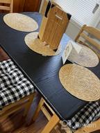 img 1 attached to Transform Your Furniture With Abyssaly'S 24 X 196 Inch Black Wood Self-Adhesive Paper - Real Wood Feel, Easy To Clean review by Marco Mooney