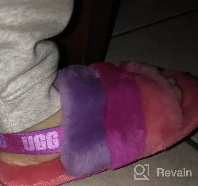 img 1 attached to 🌈 Colorful UGG Girls Slipper and Boys' Shoes in Purple Rainbow Design review by Jeff Shapiro