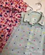 img 1 attached to Amazon Brand Sleeveless Chambray Multi Dots Girls' Clothing review by Tamika Lawrence