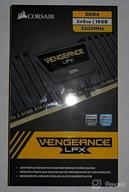 img 1 attached to 🔥 Corsair Vengeance LPX 16GB (2x8GB) DDR4 3200 C16 1.35V - PC Memory CMK16GX4M2D3200C16 Black: High Performance DDR4 RAM for Speedy Gaming and Computing review by Koshino Minoru ᠌