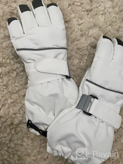 img 1 attached to 🧤 Outdoor Girls' Winter Waterproof Glove Mittens - Accessorize in Style review by Paula Baker