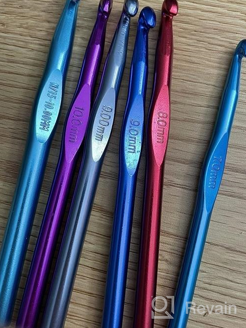 img 1 attached to 5-Piece Large Aluminum Crochet Hooks Set - 7.0Mm, 8.0Mm, 9.0Mm, 10.0Mm And 12.0Mm Standard Sizes review by Bobby Washburn