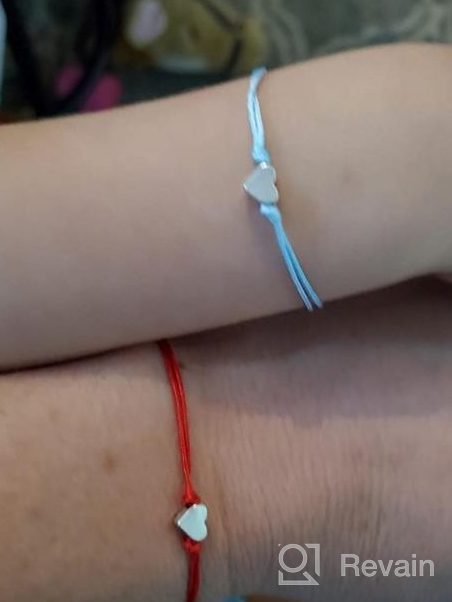 img 1 attached to 🎁 IEFLIFE Back to School Gifts: Women Girls' Bracelets Set – Mother Daughter Matching, First Day of School, String Heart, Compass Star, Infinity, Partners in Crime – Gifts for Friends, Teacher review by Mario Hernandez
