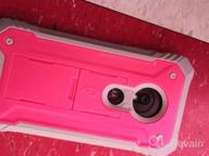 img 1 attached to Protect Your Moto G7/G7 Plus With Poetic'S Pink Rugged Case With Built-In Screen Protector And Kickstand - Revolution Series review by Christine Ellis