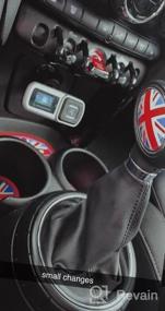 img 5 attached to Union Jack UK Flag Shift Knob With Automatic Trans Trim Badge Covers For Mini Cooper /Cooper S Hardtop (F56), Hardtop 4-Door (F55), Convertible (F57) & Clubman (F54) - GTINTHEBOX