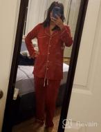 img 1 attached to Soft And Cozy Women'S Button-Down Pajama Sets For Comfy Lounging! review by Gary Revils