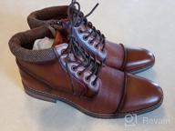 img 1 attached to Step Up Your Style Game With These Men'S Leather Oxford Dress Chukka Boots - Perfect For Business And Work review by Toby Galbraith