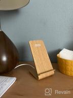 img 1 attached to Skyway Energy Fast wireless charger, dark wood review by Pin Chun Lin ᠌