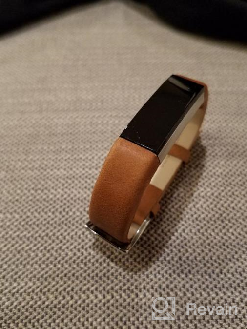 img 1 attached to Beyite Leather Bands: Perfect Fit For Fitbit Alta And Alta HR (5.5" - 8.1") review by Kevin Hernandez