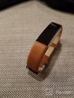 img 1 attached to Beyite Leather Bands: Perfect Fit For Fitbit Alta And Alta HR (5.5" - 8.1") review by Kevin Hernandez