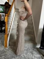 img 1 attached to Shine Like A Star: One Shoulder Sequined Mermaid Formal Dress For Women review by Gabriela Warner