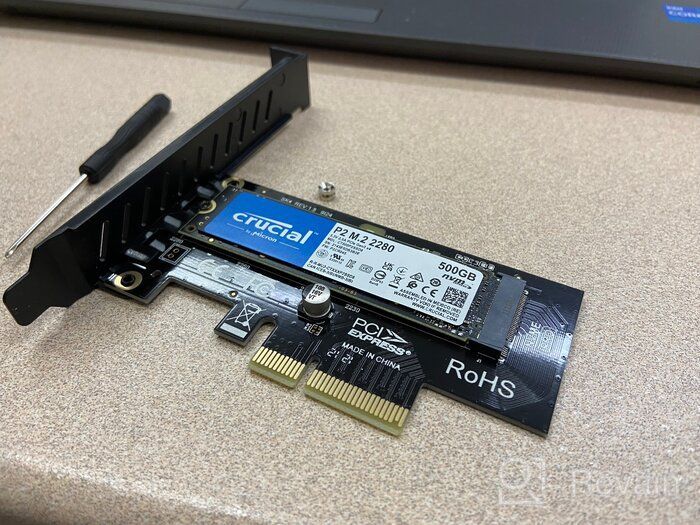 img 2 attached to 💾 M.2 NVME SSD to PCIe 4.0 x4 Adapter with Aluminum Heatsink - Supports Windows, Mac & Linux OS review by Agata Kozio ᠌