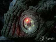 img 1 attached to LED Beanie Hat With Light - Stocking Stuffers For Men Gifts Unisex Winter Knit Headlamp Cap Lighted Headlight Hats By GREENEVER review by Mario Newton