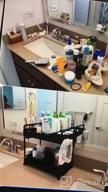 картинка 1 прикреплена к отзыву 2-Tier Sliding Cabinet Organizer With Hooks And Hanging Cup - Multi-Purpose Bathroom And Kitchen Storage Solution By SOLEJAZZ, Stylish Black Under-Sink Organizer от Solomon Inks