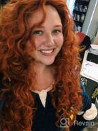 img 1 attached to Angelaicos Women'S Fluffy Wavy Halloween Merida Wig - Perfect For Party Costumes! review by Nick Nigerson