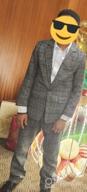 img 1 attached to Timeless Style for Boys: Plaid Blazer Casual Classic Outfits review by Kyle Fachini
