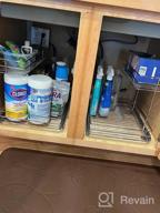 img 1 attached to Heavy Duty Pull Out Cabinet Organizer - 11"W X 21"D, Ideal For Kitchen Cabinets And Home Storage, Slide Out Shelves With Maximum Convenience review by Mike Donathan