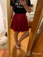 img 1 attached to High Waisted Flared Skater Skirt For Women - Versatile, Basic And Stretchy With Pleats - Ideal For Casual Occasions - NexiEpoch review by Lisa Highter