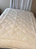 img 1 attached to Stay Cool And Comfortable With GRT Bamboo Full Size Mattress Pad Cover - Thick, Quilted, And Breathable review by Kenny Loeslein