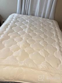 img 7 attached to Stay Cool And Comfortable With GRT Bamboo Full Size Mattress Pad Cover - Thick, Quilted, And Breathable