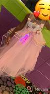img 1 attached to TTYAOVO Princess Girl Dress: Long Tulle Gown for Flower Girls in Unicorn Costume review by Tina Hall