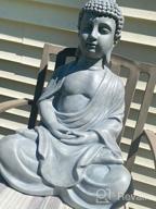 img 1 attached to Experience Zen: Kante 25.6" Lightweight Buddha Statue For Indoor And Outdoor Meditation review by Julio Roberts