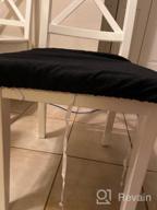 картинка 1 прикреплена к отзыву Set Of 4 BEIGE Luxury Jacquard Fabric Stretch Dining Chair Seat Covers - Washable Slipcovers For Kitchen Seat Cushions от Cory Whitney
