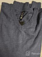 img 1 attached to Stay Stylish With YTD Men'S Casual Slim Fit V-Neck Knitted Sweater review by Joseph Rasmussen